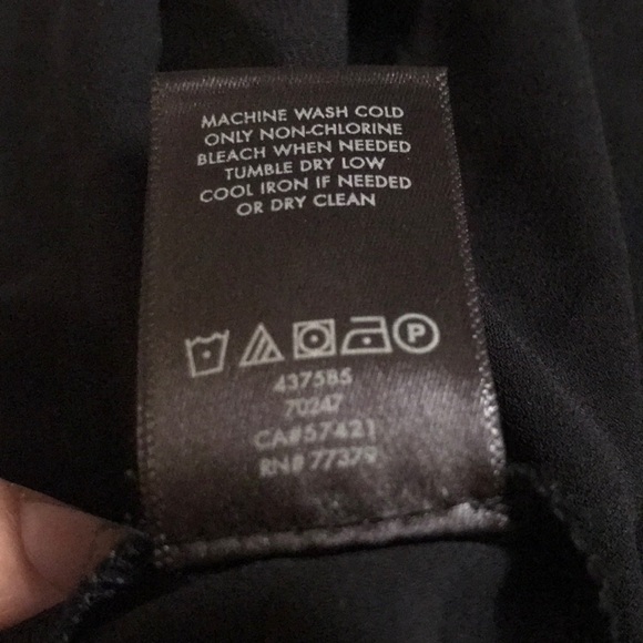 Ann Taylor Black Sheer Blouse Work Casual - Picture 10 of 11